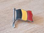Zilveren 925 belgische vlag broche/pin, Ophalen of Verzenden, Zo goed als nieuw, Stad of Land