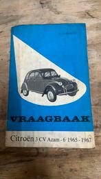 Citroën 3CV eend vraagbaak werkplaats handboek manual boekje, Ophalen of Verzenden