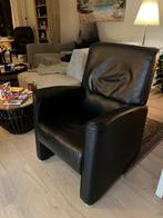 lederen stoel,  leren stoel, Lederen fauteuil,, Huis en Inrichting, Fauteuils, Minder dan 50 cm, Gebruikt, Minder dan 75 cm, Leer
