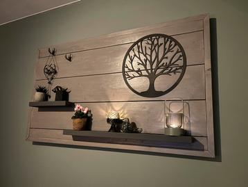 Wand bord steigerhout 135 x 80 beschikbaar voor biedingen