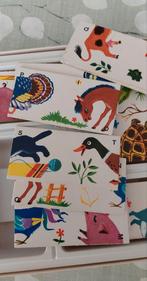 Dieren domino uit 1975 ravensburger, Ophalen of Verzenden, 10 tot 50 stukjes, Gebruikt