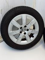 VW Polo V 6R bj.2010 velgen met banden 185/60R15 5x100, Gebruikt, 15 inch, Banden en Velgen, All Season