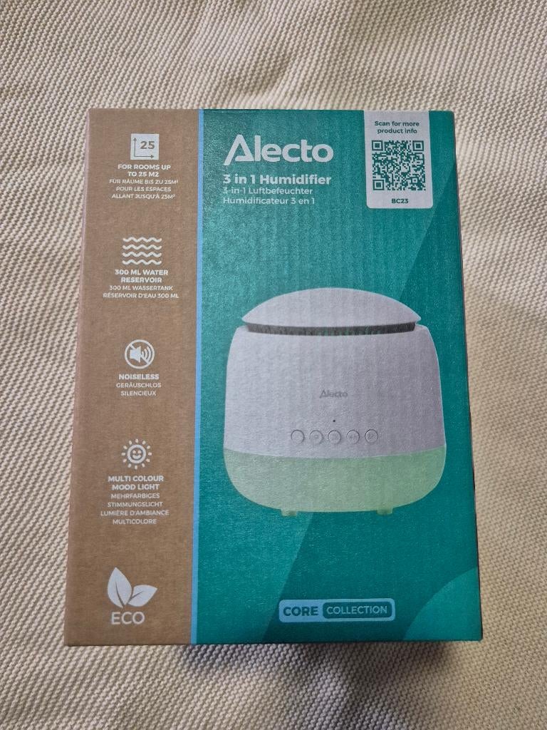 Alecto luchtbevochtiger BC23 wit, Ophalen of Verzenden, Nieuw, Luchtbevochtiger