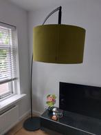 Ikea SKAFTET booglamp met groene Qazqa kap, Huis en Inrichting, Lampen | Vloerlampen, Ophalen, Metaal, 200 cm of meer