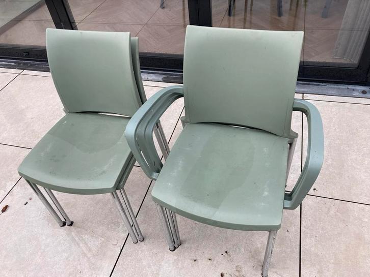 Kusch & Co Stoelen - Set van 5, Huis en Inrichting, Stoelen, Gebruikt, Vijf, Zes of meer stoelen, Kunststof, Overige kleuren, Ophalen of Verzenden