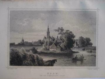 030 / Edam   Staalgravure 1860 beschikbaar voor biedingen