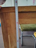 Massief Houten Eettafel - 6 persoons - Nijmegen, Huis en Inrichting, Tafels | Eettafels, Ophalen, Gebruikt, 200 cm of meer, 50 tot 100 cm