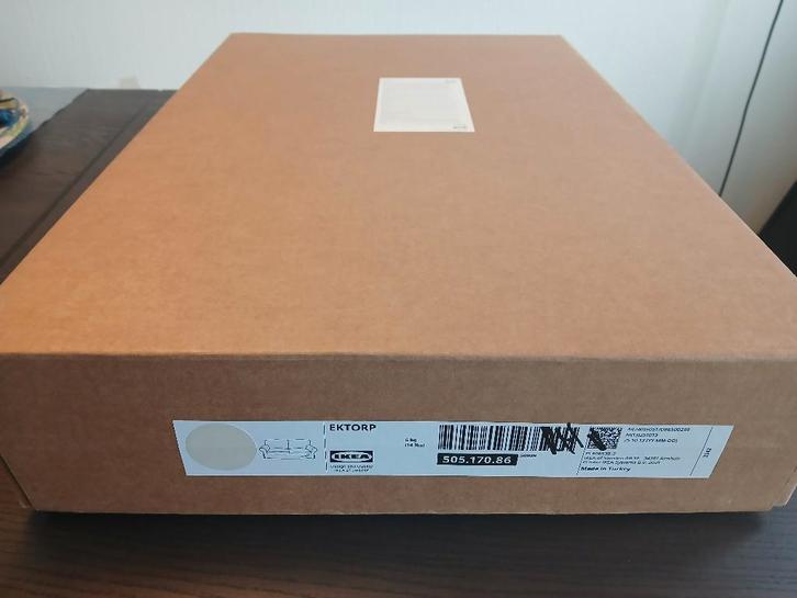 Ikea Ektorp, hoes 2-zits bank. Hillared beige., Huis en Inrichting, Banken | Bankstellen, Nieuw, Tweepersoons, 200 tot 250 cm