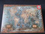 8000 st. Puzzels World Map, Zo goed als nieuw, Ophalen