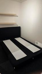 Twijfelaar bed zwart, Ophalen, Gebruikt, Zwart, Overige maten