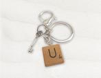 Dome’s Design: Scrabble Bag Charm/sleutelhanger (U – zilver), Ophalen of Verzenden, Nieuw, Merk