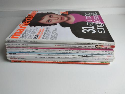 10 x Marie Claire Magazine 1999/2000/2001/2002/2003/2007 NL, Boeken, Tijdschriften en Kranten, Gelezen, Glossy, Ophalen