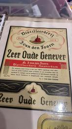 Map met oude drank etiketten, Verzamelen, Ophalen of Verzenden, Nieuw