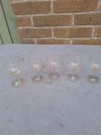 Set van 5 kleine glazen, Glas of Glazen, Gebruikt, Ophalen of Verzenden, Glas
