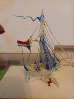 Handgeblazen glazen Hollands schip, Antiek en Kunst, Ophalen of Verzenden