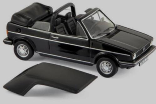 Volkswagen Golf Cabriolet 1981 ZWART 1/43 NOREV ref: 840074, Hobby en Vrije tijd, Modelauto's | 1:43, Nieuw, Auto, Norev, Verzenden