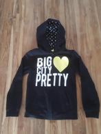 Zwart vest / hoodie, Ophalen of Verzenden, Zo goed als nieuw, Meisje, Trui of Vest