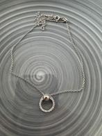 Leuke zilveren ketting met hanger in zeer goede staat, Met hanger, Ophalen of Verzenden, Zo goed als nieuw, Zilver