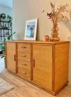Originele rotan ladekast / dressoir, Ophalen, Zo goed als nieuw, 25 tot 50 cm
