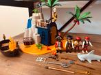Playmobil pirates, pirateneiland met bootje, schat., Kinderen en Baby's, Speelgoed | Playmobil, Ophalen of Verzenden, Zo goed als nieuw