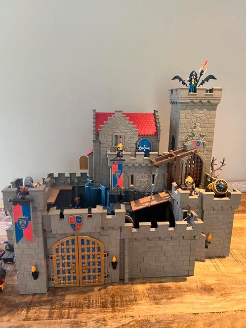 Playmobil Koningskasteel Leeuwenridders 6000 + extra sets, Kinderen en Baby's, Speelgoed | Playmobil, Gebruikt, Complete set, Ophalen