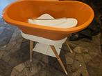 Bebe jou copper badje met houten standaard, rek en inzet, Kinderen en Baby's, Ophalen, Zo goed als nieuw, Badje, Bébé-jou