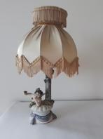 Gesigneerd Italiaans Bessano schemerlampje,bijzonder kapje., Antiek en Kunst, Antiek | Lampen, Ophalen of Verzenden
