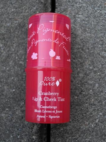 ZGAN 100% PURE Lip & Cheek Tint Creme Bluch Cranberry (Roze) beschikbaar voor biedingen