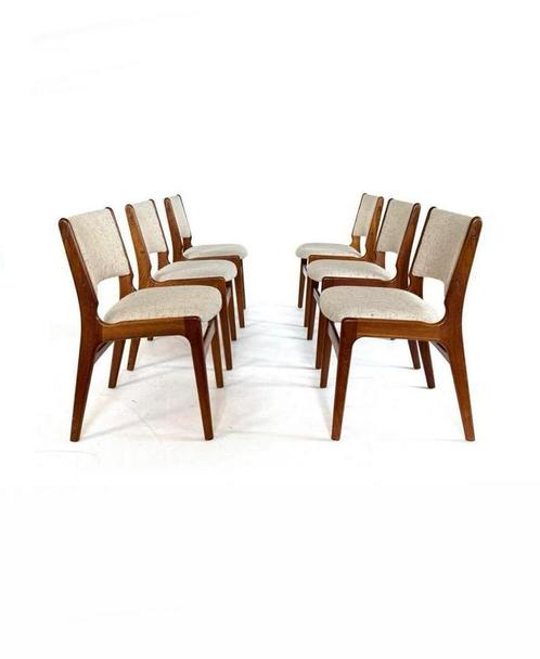 Diverse sets gerestaureerde (Deense) eetkamerstoelen ‘60, Huis en Inrichting, Stoelen, Zo goed als nieuw, Vijf, Zes of meer stoelen
