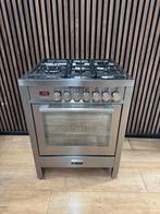 Luxe Rvs Boretti M-system Fornuis 70 cm (Gratis bezorgen), 5258sh, Ophalen of Verzenden, Zo goed als nieuw, Energieklasse A of zuiniger