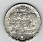 24-926 Belgie 100 frank 1951, Zilver, België, Losse munt, Verzenden