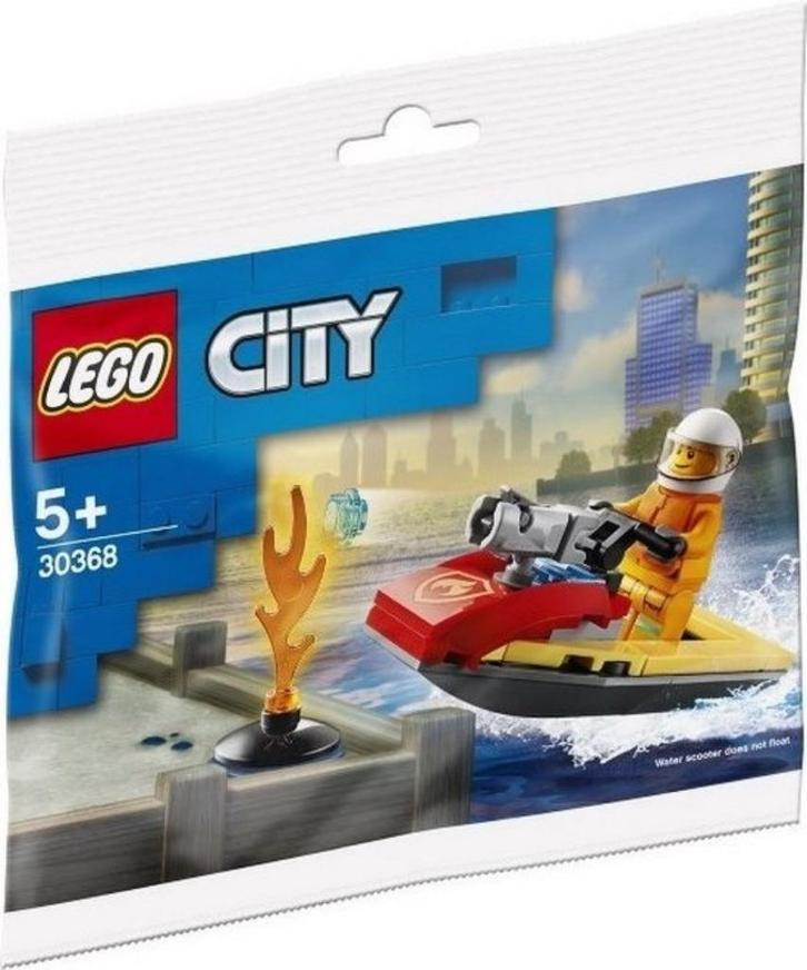 LEGO 30368 City Brandweer Waterscooter (Polybag - Zakje), Kinderen en Baby's, Speelgoed | Duplo en Lego, Nieuw, Lego, Complete set