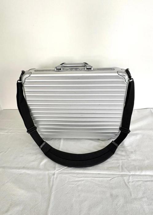 Rimowa Topas Attachékoffer incl. band – Aluminium (pre-LVMH), Sieraden, Tassen en Uiterlijk, Koffers, Zo goed als nieuw, Metaal