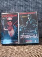 Retro vhs - terminator 1 & 2, Cd's en Dvd's, VHS | Film, Actie en Avontuur, Gebruikt, Ophalen of Verzenden, Vanaf 16 jaar