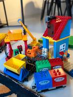 Grote Duplo set met blokken en treinrails, Ophalen, Gebruikt, Duplo