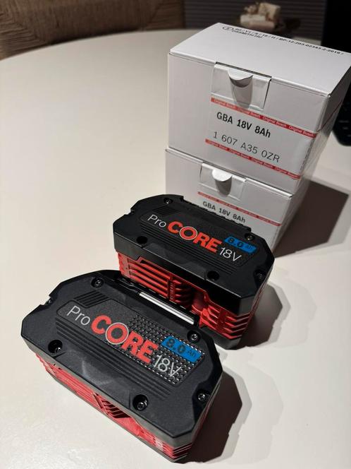 Nieuw Bosch accu’s 18V 8.0 Ah 2 stuks 175 euro, Doe-het-zelf en Verbouw, Gereedschap | Machine-onderdelen en Toebehoren, Nieuw