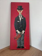 Schilderij "droevige clown" van Dilles, Ophalen of Verzenden