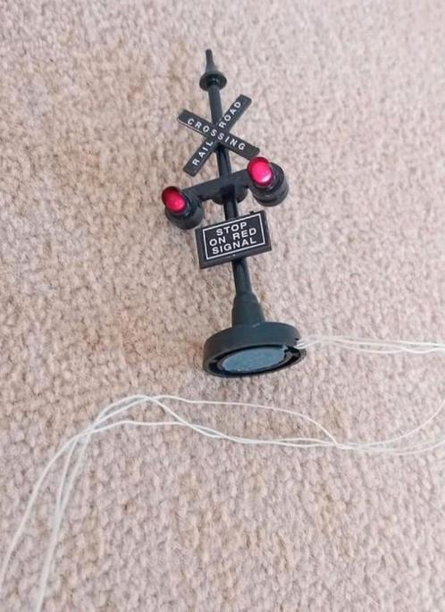 Lemax railway stop light, retired, Lemax Kerstdorp, Diversen, Kerst, Ophalen of Verzenden