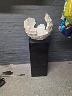 Pilaar met schelpenvaas bowl, Huis en Inrichting, Woonaccessoires | Zuilen en Pilaren, Ophalen of Verzenden