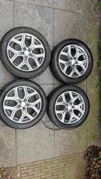 Velgen + winterbanden Mitsubishi Outlander PHEV 225/55R18, Ophalen, 18 inch, Gebruikt, Banden en Velgen