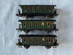 3x Fleischmann 1401 KPEV 1e/2e klas rijtuigen, Gebruikt, Gelijkstroom, Fleischmann, Wagon