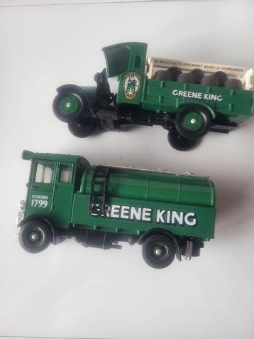 RECLAME BIER TRUCK - 146 Q - CORGI / GREEN KING. /SET. beschikbaar voor biedingen