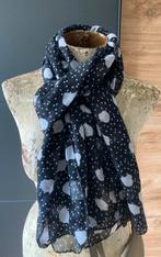 Nieuw zwart sjaaltje met stippen one size €9,95, Kleding | Dames, Mutsen, Sjaals en Handschoenen, Ophalen of Verzenden, Nieuw