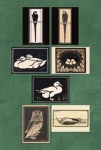 Vogels – Julie de Graag – set van 7 kaarten A4, Minder dan 50 cm, Info@olphy.nl, Wandkunstkaarten.nl, Ophalen of Verzenden
