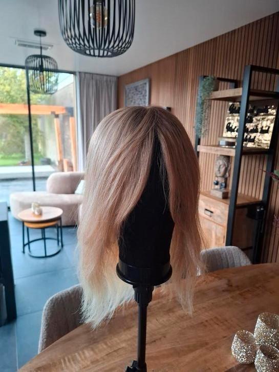 Jon Renau topper echt haar (Top form lace HH xl 18" 14/24), Sieraden, Tassen en Uiterlijk, Uiterlijk | Haarverzorging, Nieuw, Pruik of Haarverlenging