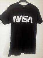 Tshirt shirt nasa zwart zwarte S, Verzenden, Gedragen, Maat 46 (S) of kleiner, Zwart