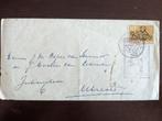 NL 1952; Env. stempel Roermond en AUTOPOSTKANTOOR LEES, Postzegels en Munten, Brieven en Enveloppen | Nederland, Verzenden, Envelop