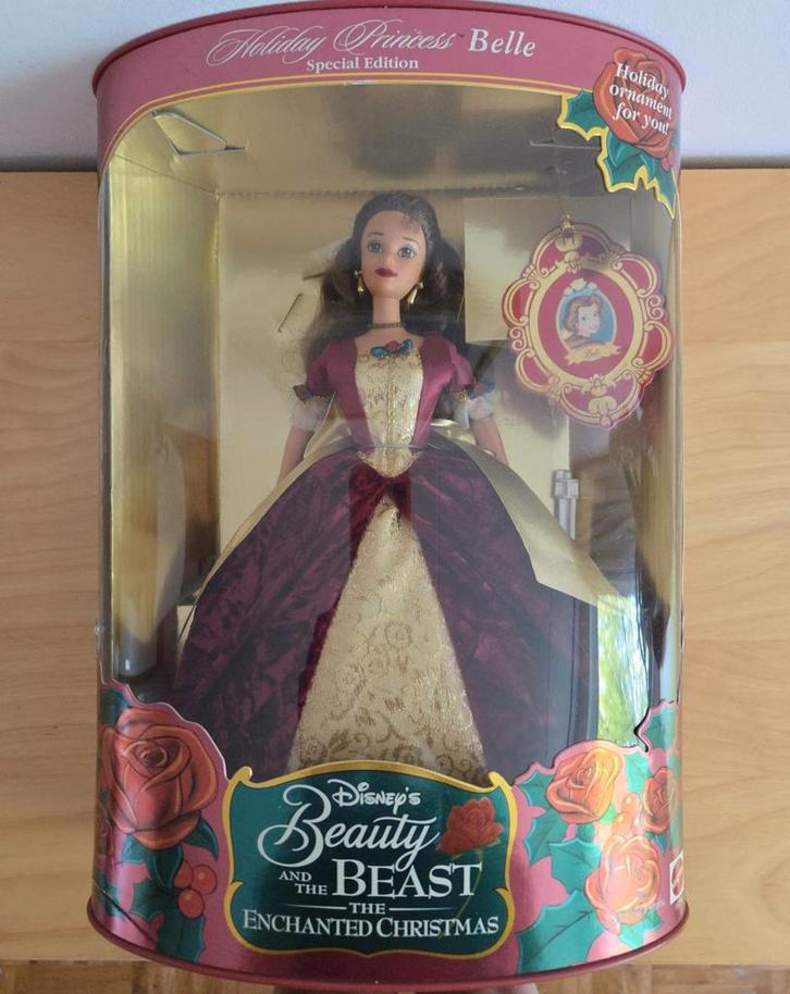 Disney Belle Beauty and the Beast Enchanted Christmas NRFB, Verzamelen, Poppen, Nieuw, Ophalen of Verzenden
