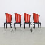 4x Postmodern Dining Chair in Memphis Style, 1980s, Gebruikt, Ophalen