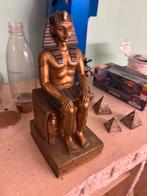 Egyptisch farao beeld, Antiek en Kunst, Ophalen of Verzenden